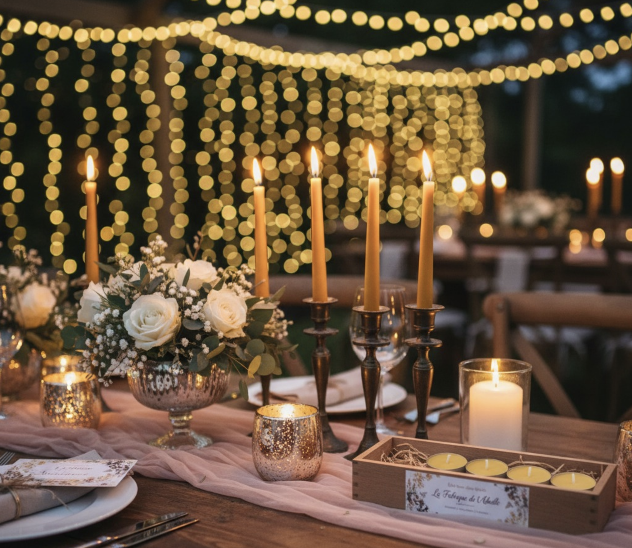Les meilleures bougies pour décorer un mariage