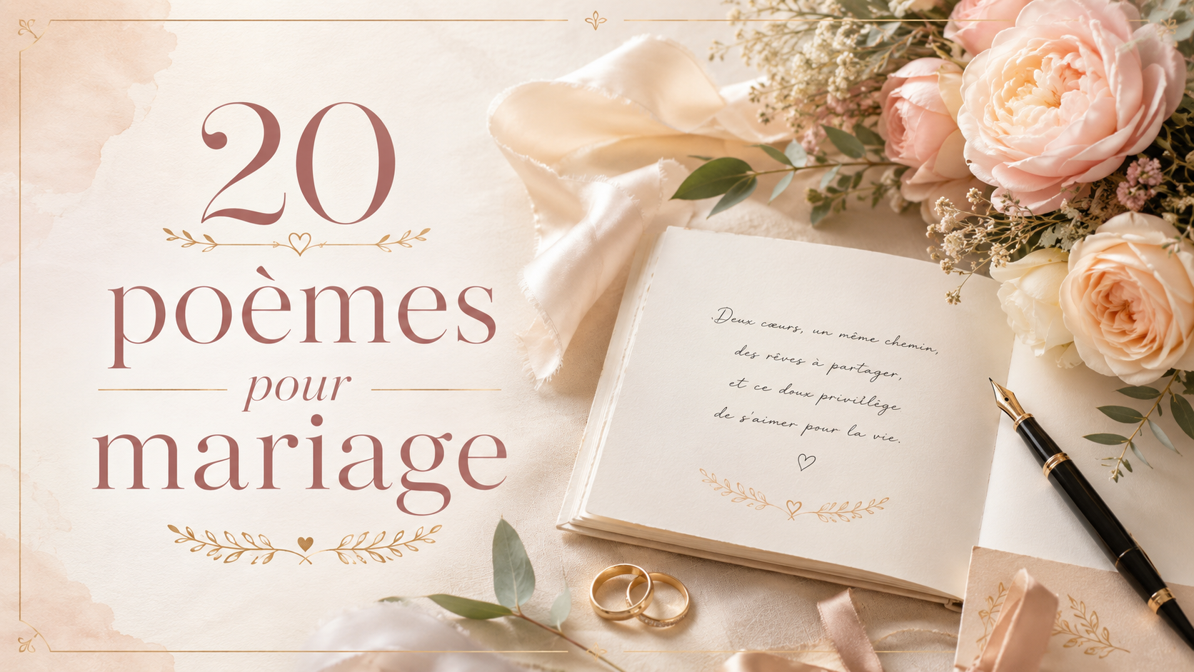 20 poeme de mariage